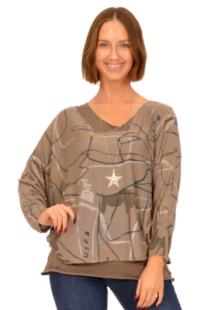 Abstract 2PC Tunic