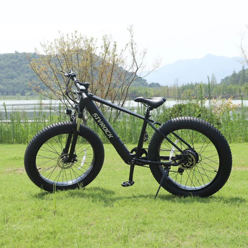 Adventure Further: SIVROCK V1 Powerful Electric Fat Tire Mountain Bike