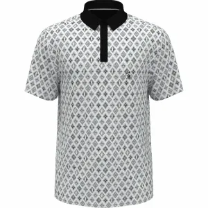 All Over Atomic Cocktail Print Golf Polo