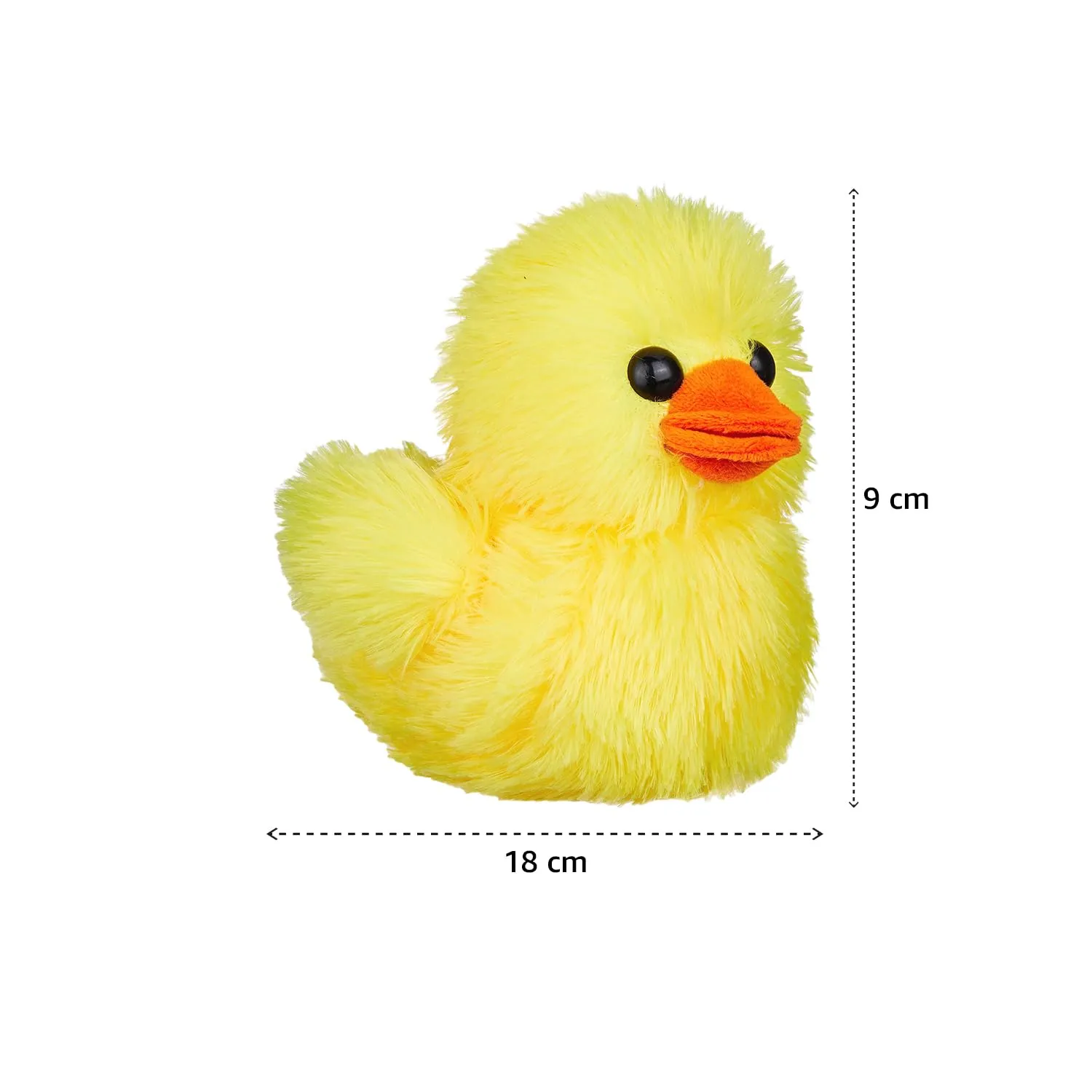 Amazon Brand - Jam & Honey Duck, Plush/Soft Toy for Boys, Girls and Kids, Super-Soft, Safe, Great Birthday Gift (Yellow, 18 cm)