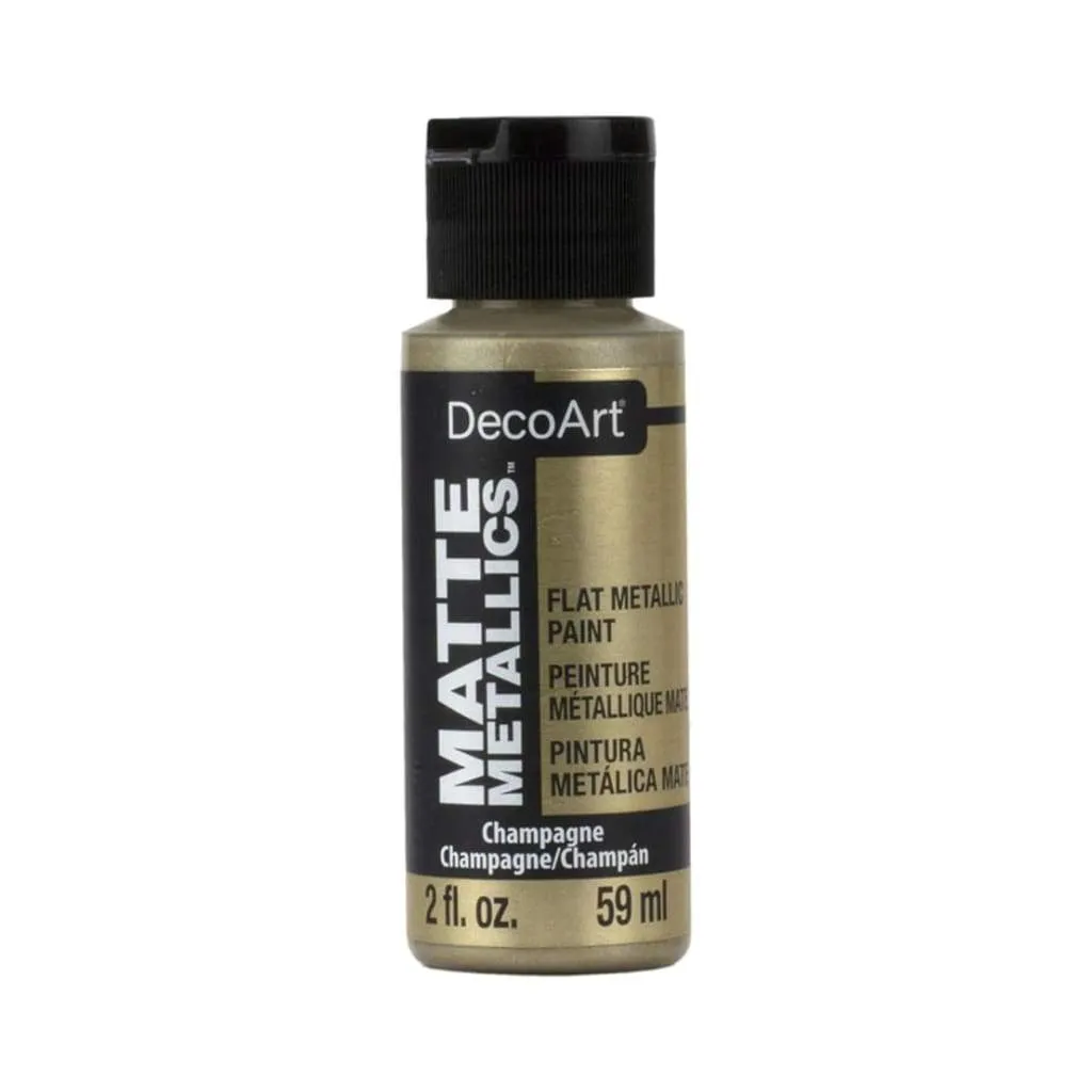 Americana Acrylic Matte Metallics 2oz - Champagne