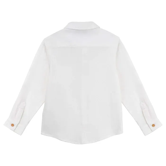 Archie L/S Button Shirt - Ivory