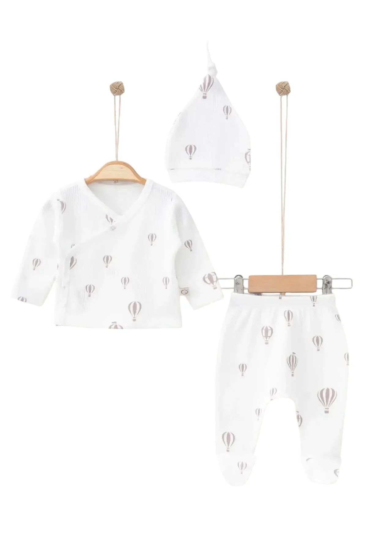 Balloon Baby Clothes Set - 3 Pcs