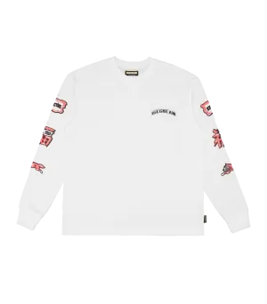 BEST WISH ICECREAM L/S TEE - WHITE