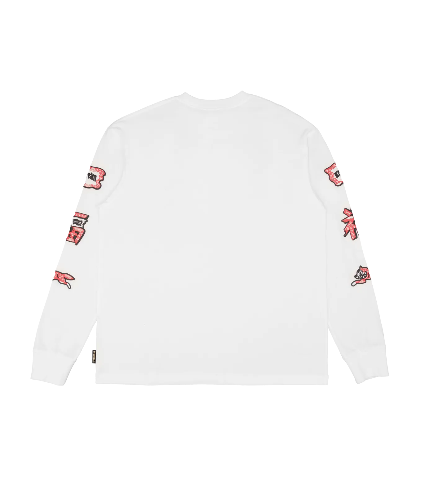 BEST WISH ICECREAM L/S TEE - WHITE