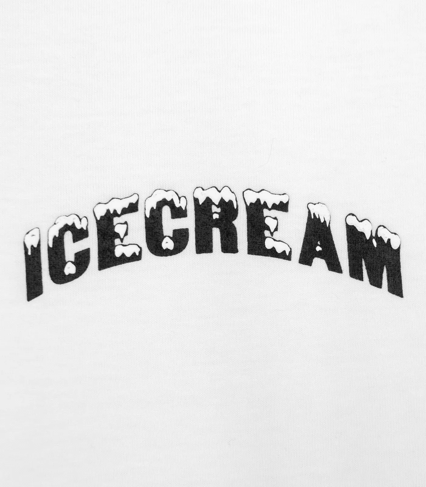 BEST WISH ICECREAM L/S TEE - WHITE