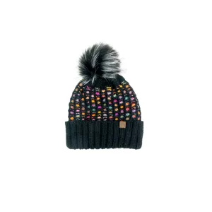 Black Kathleen Beanie