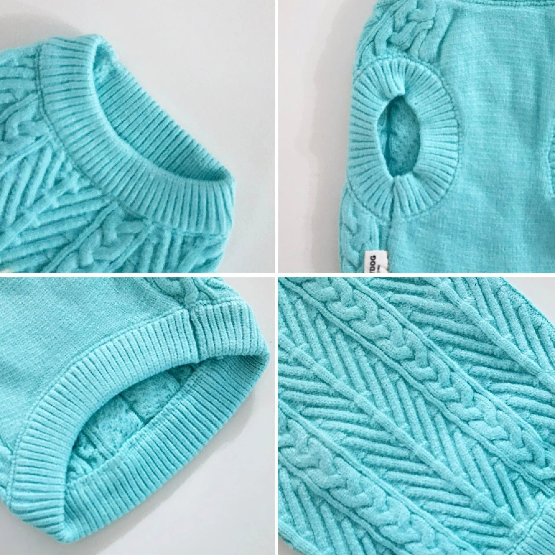 Candy Round Cable Knit Vest