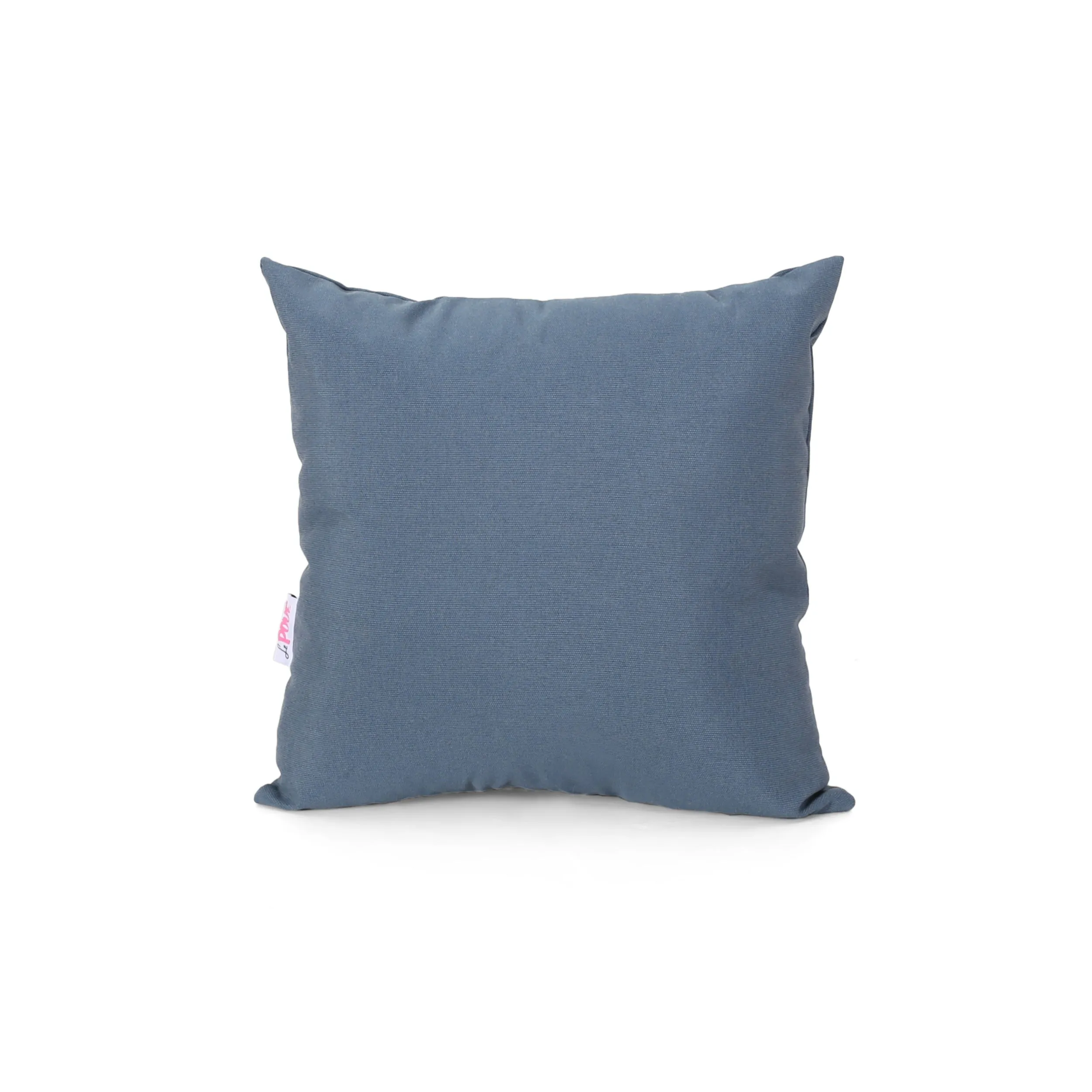 Carrie Modern Throw Pillow Cover, Dusty Blue