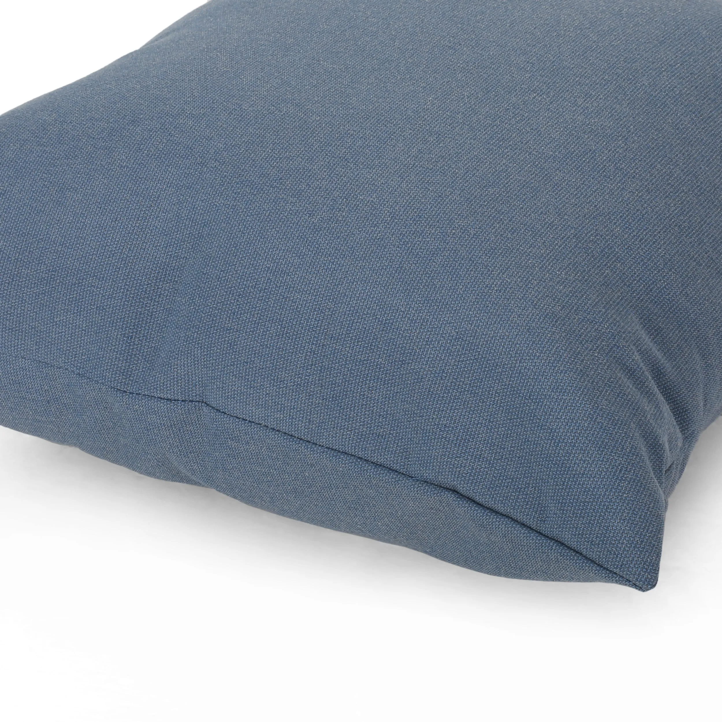 Carrie Modern Throw Pillow Cover, Dusty Blue