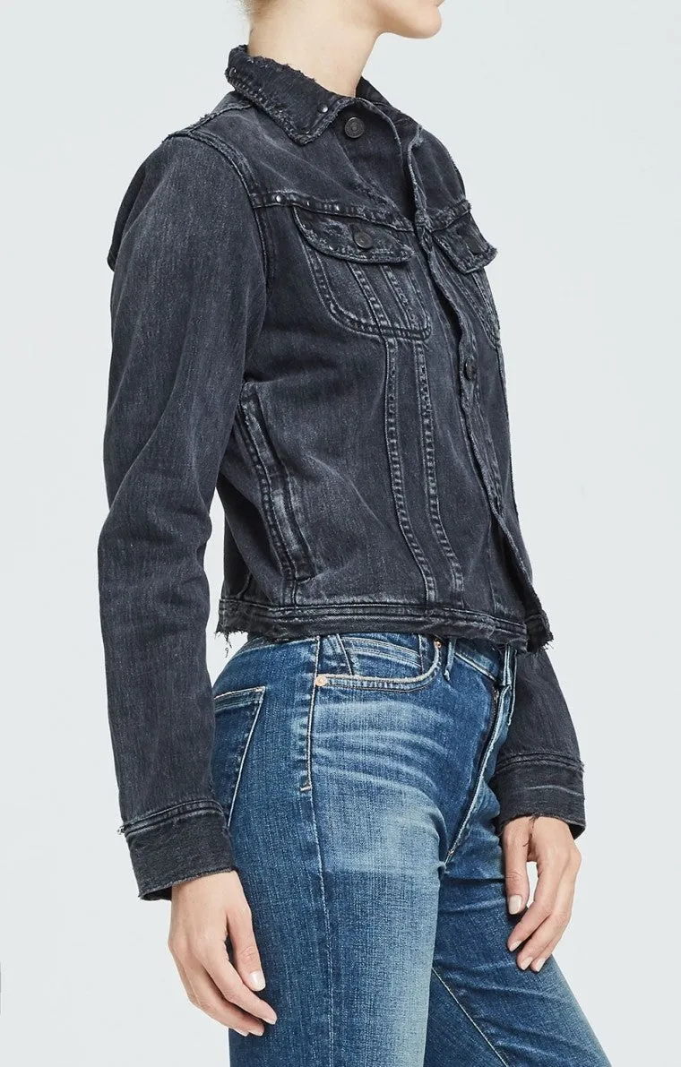 Citizens of Humanity - Dakota Jean Jacket in Studded Black Hawk