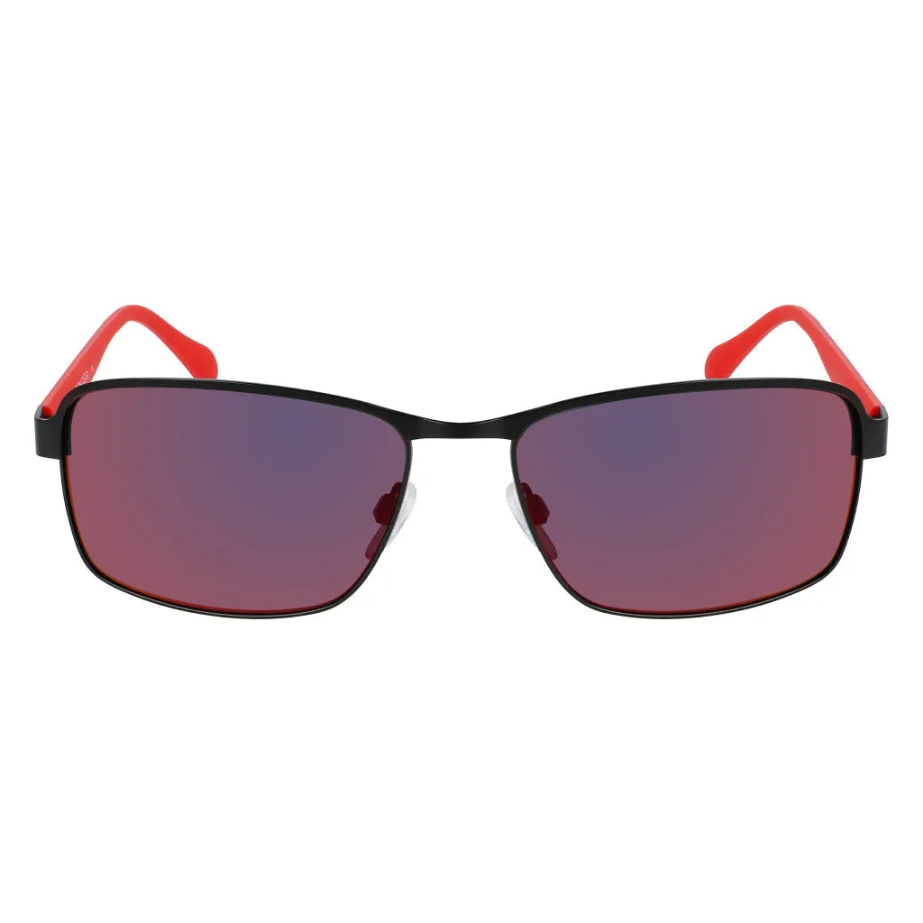 Classic Metal Rectangle Sunglasses - Black