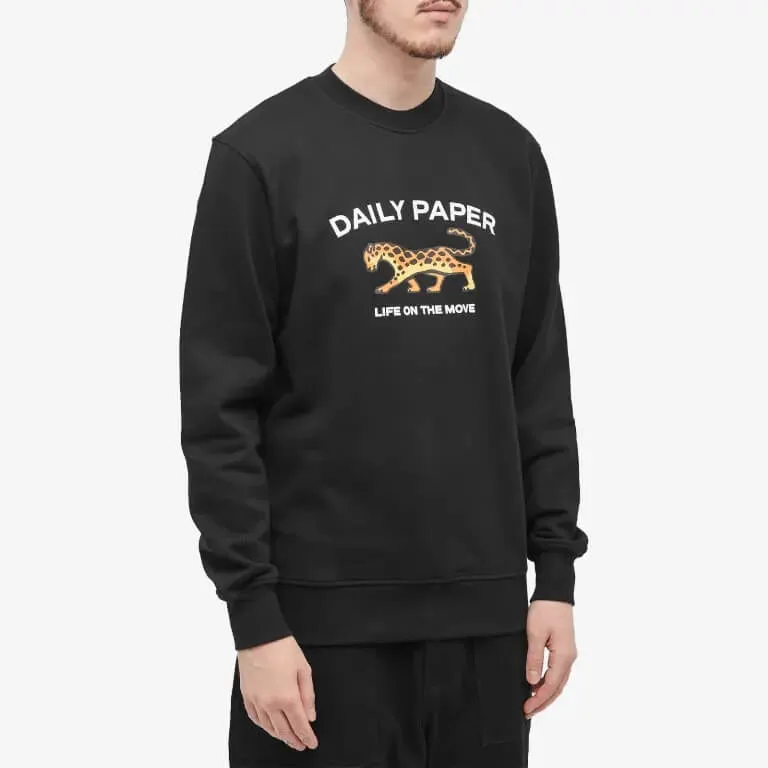 Daily Paper Radama Tiger Sweatshirt, black