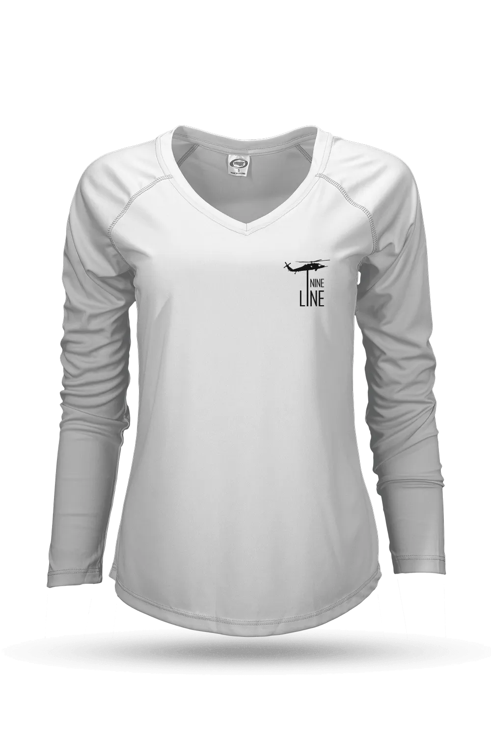 Dropline Logo - Women's Moisture Wicking T-Shirt