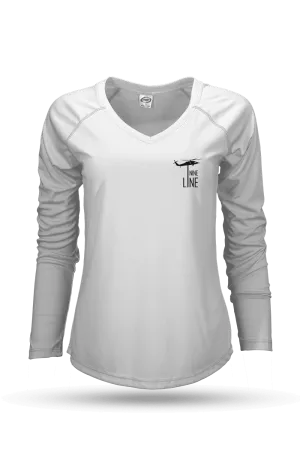 Dropline Logo - Women's Moisture Wicking T-Shirt