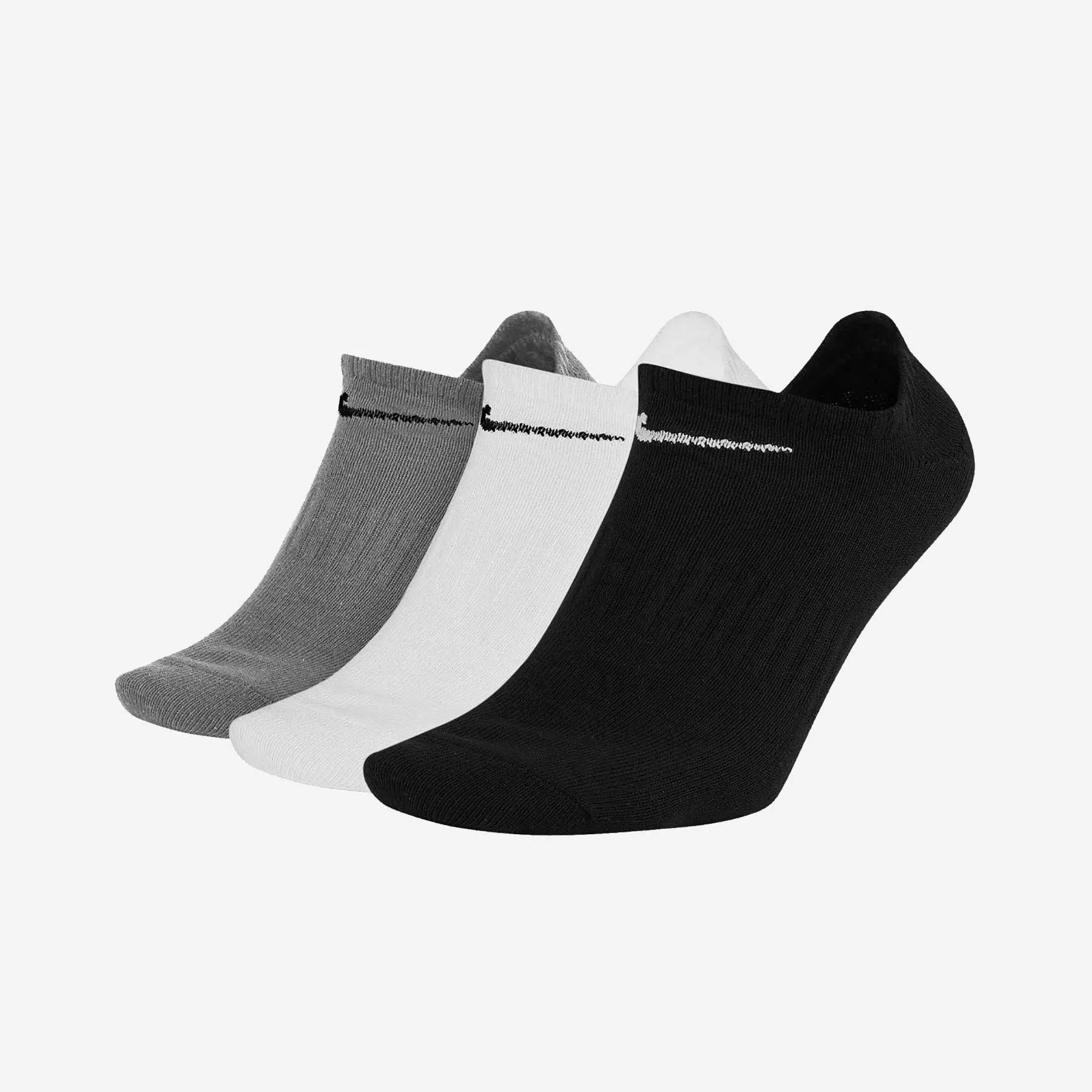 Everyday Lightweight No Show Socks (3 Pair)