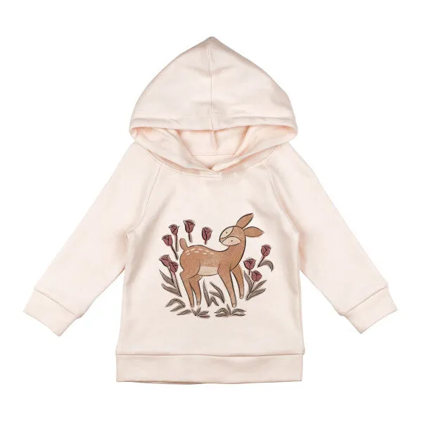 Foxy Organic Printed Raglan Hoodie