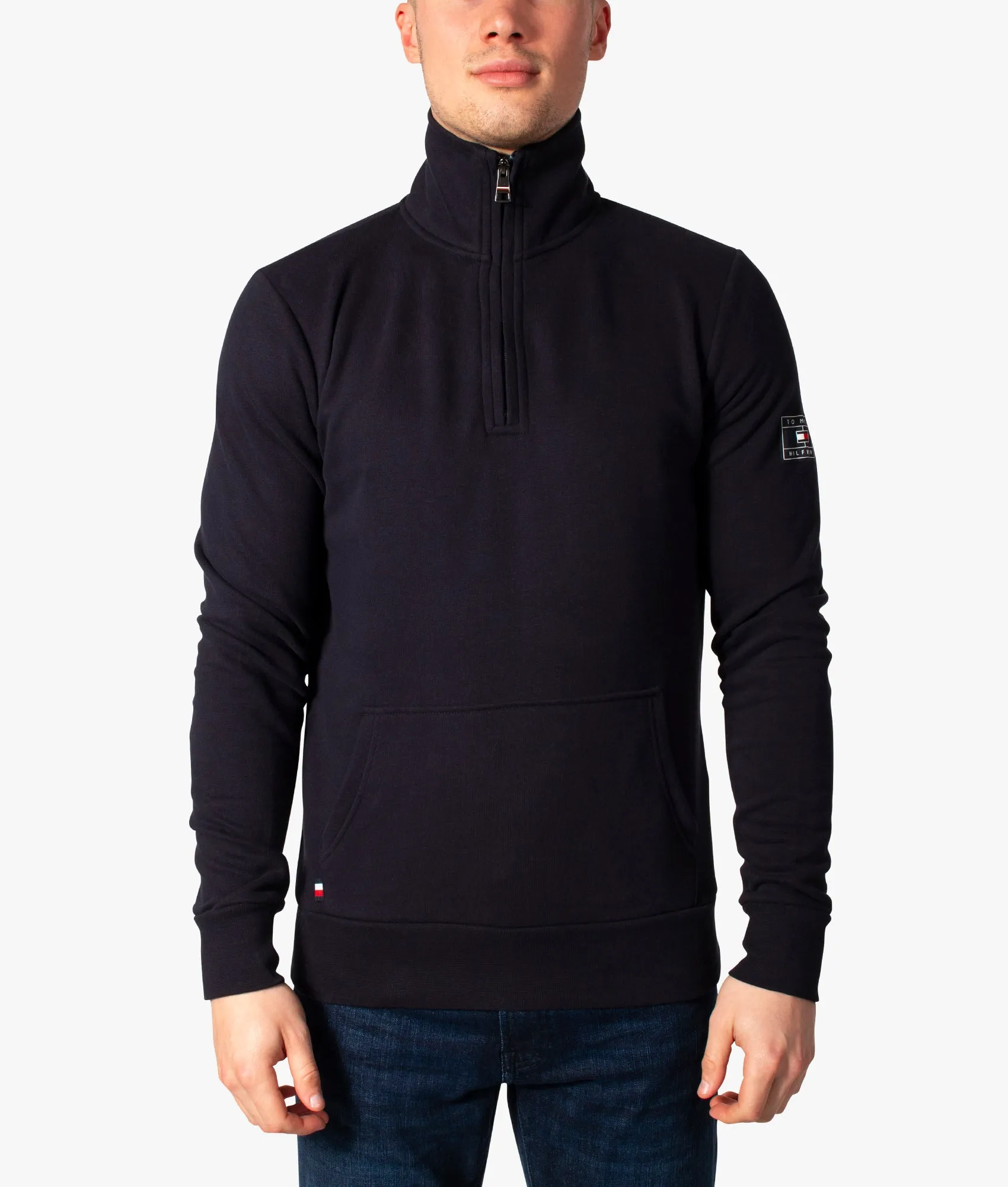 Half Zip Through Sweatshirt