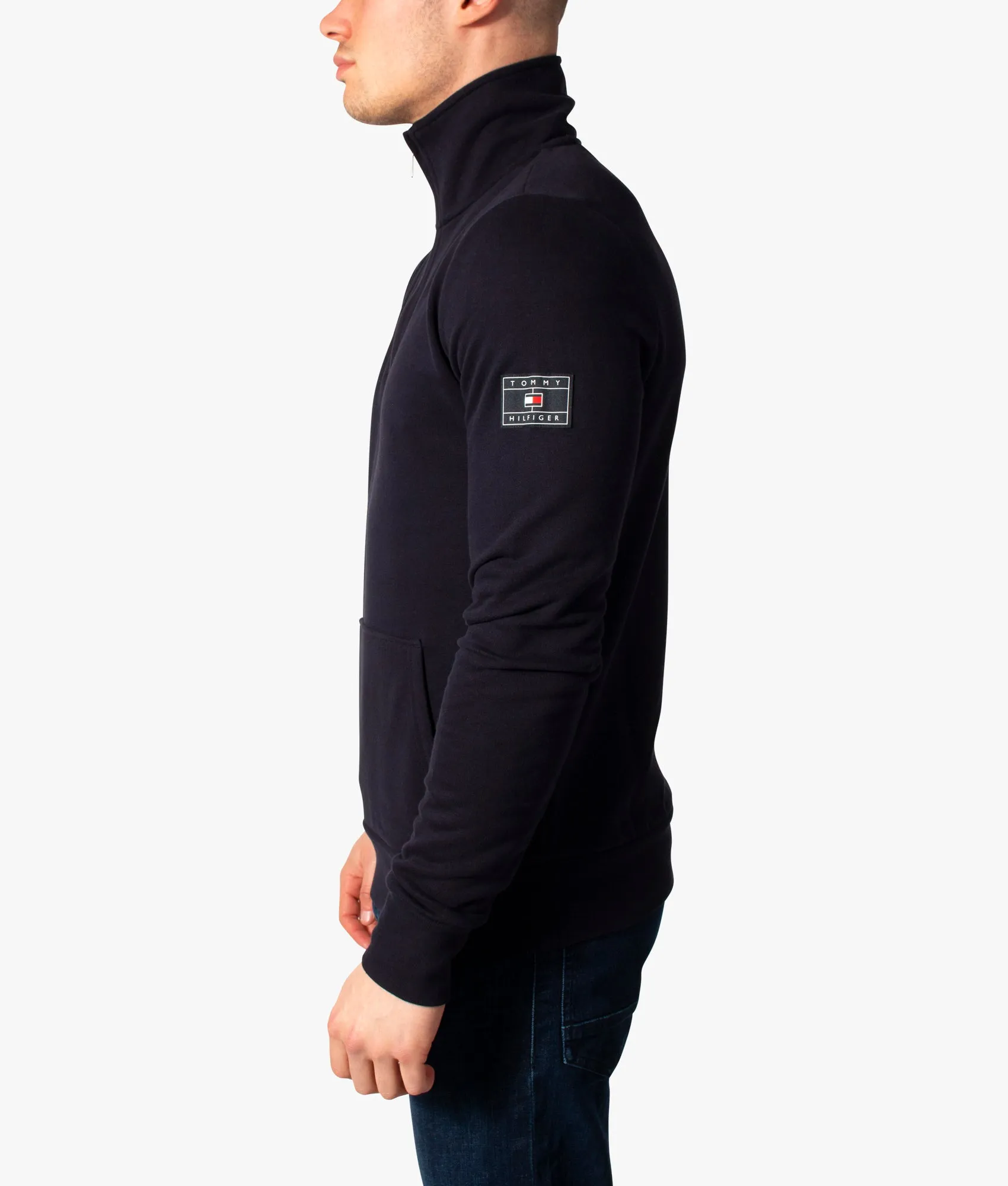 Half Zip Through Sweatshirt