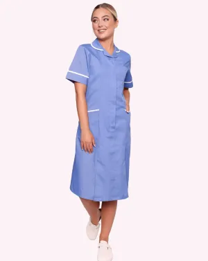 Hartford Classic Healthcare Dress - Metro Blue / White