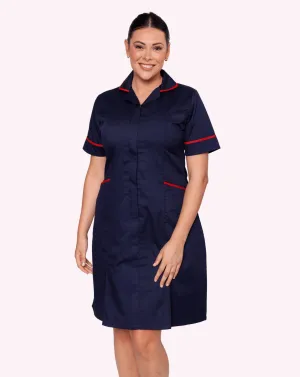 Hartford Classic Healthcare Dress - Navy / Red