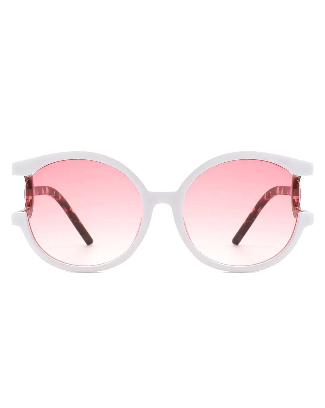 Iloria - Oversized Fashion Irregular Round Sunglasses