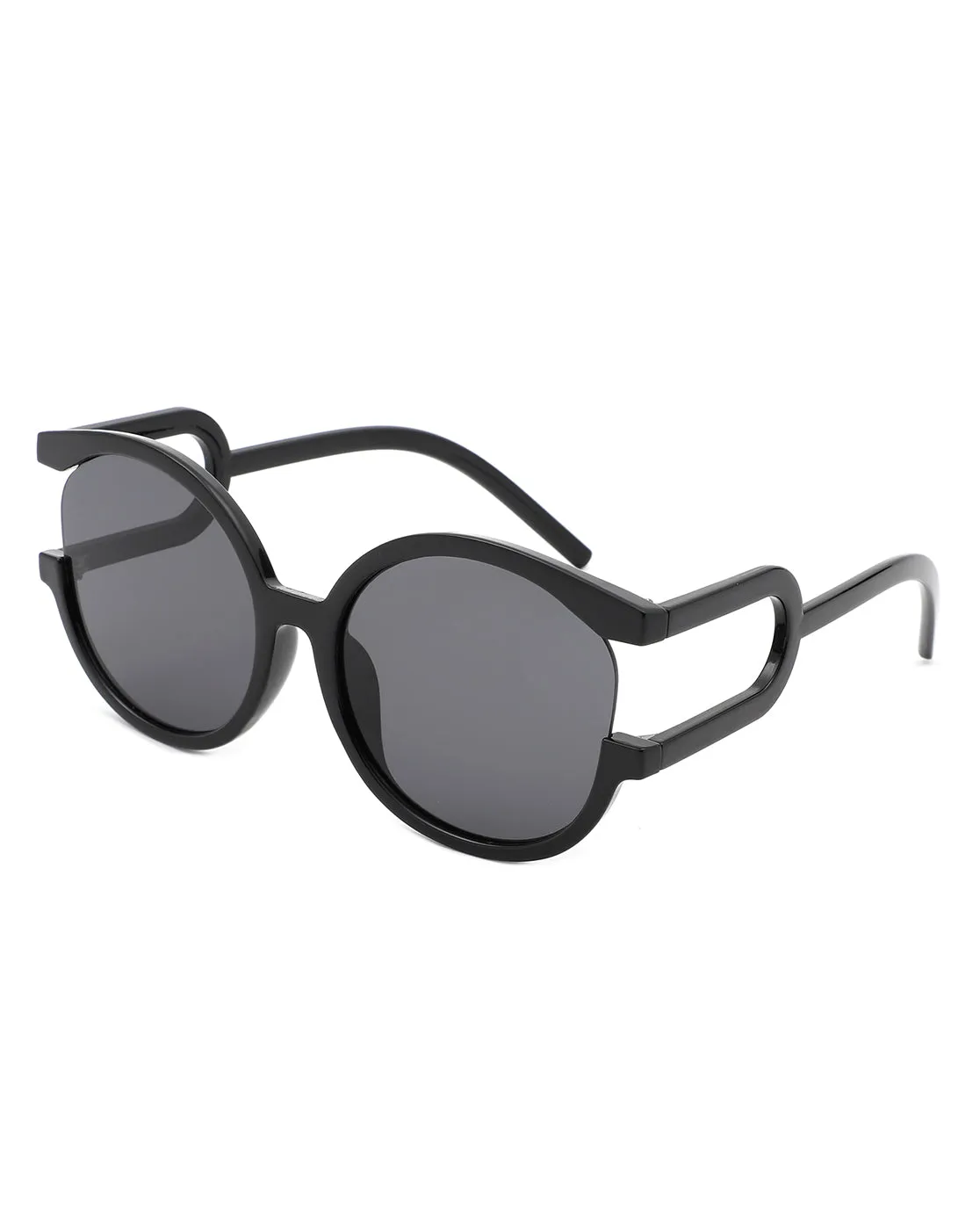 Iloria - Oversized Fashion Irregular Round Sunglasses