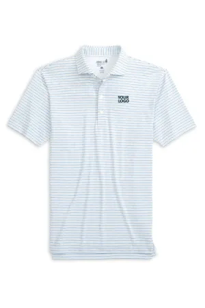 Johnnie-O Mens Vik Custom Polos, Seal