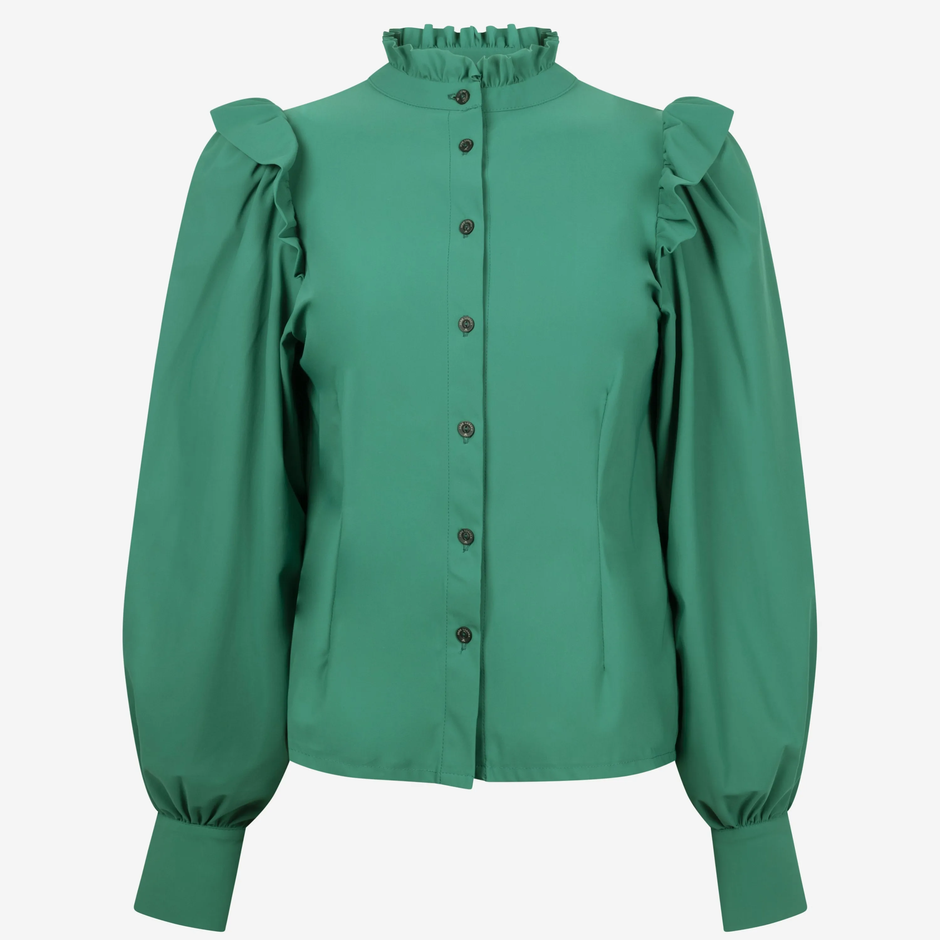 Kim Blouse Technical Jersey | Green