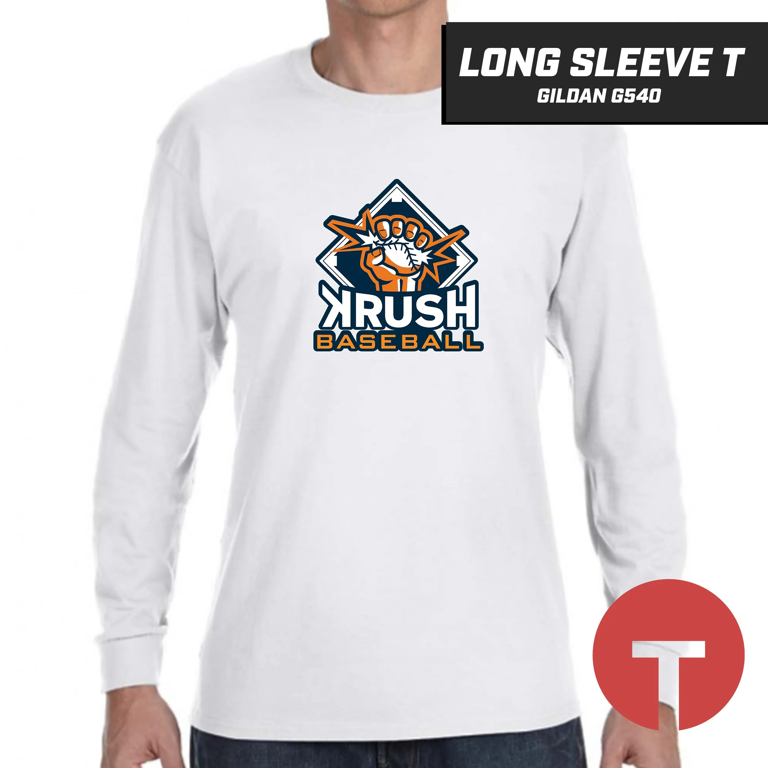 Krush Baseball - Long-Sleeve T-Shirt Gildan G540