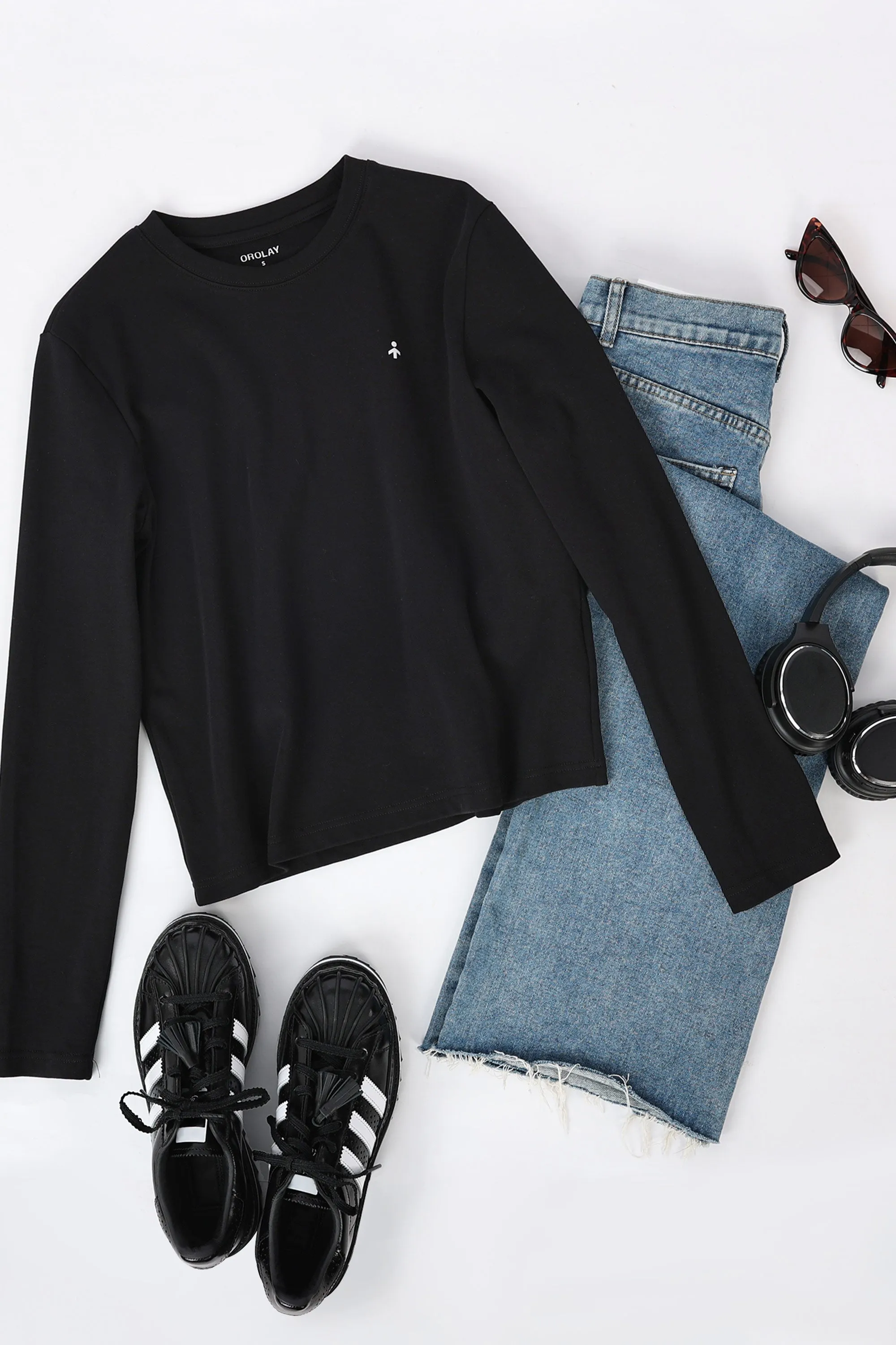 Long Sleeve Crop T-shirt