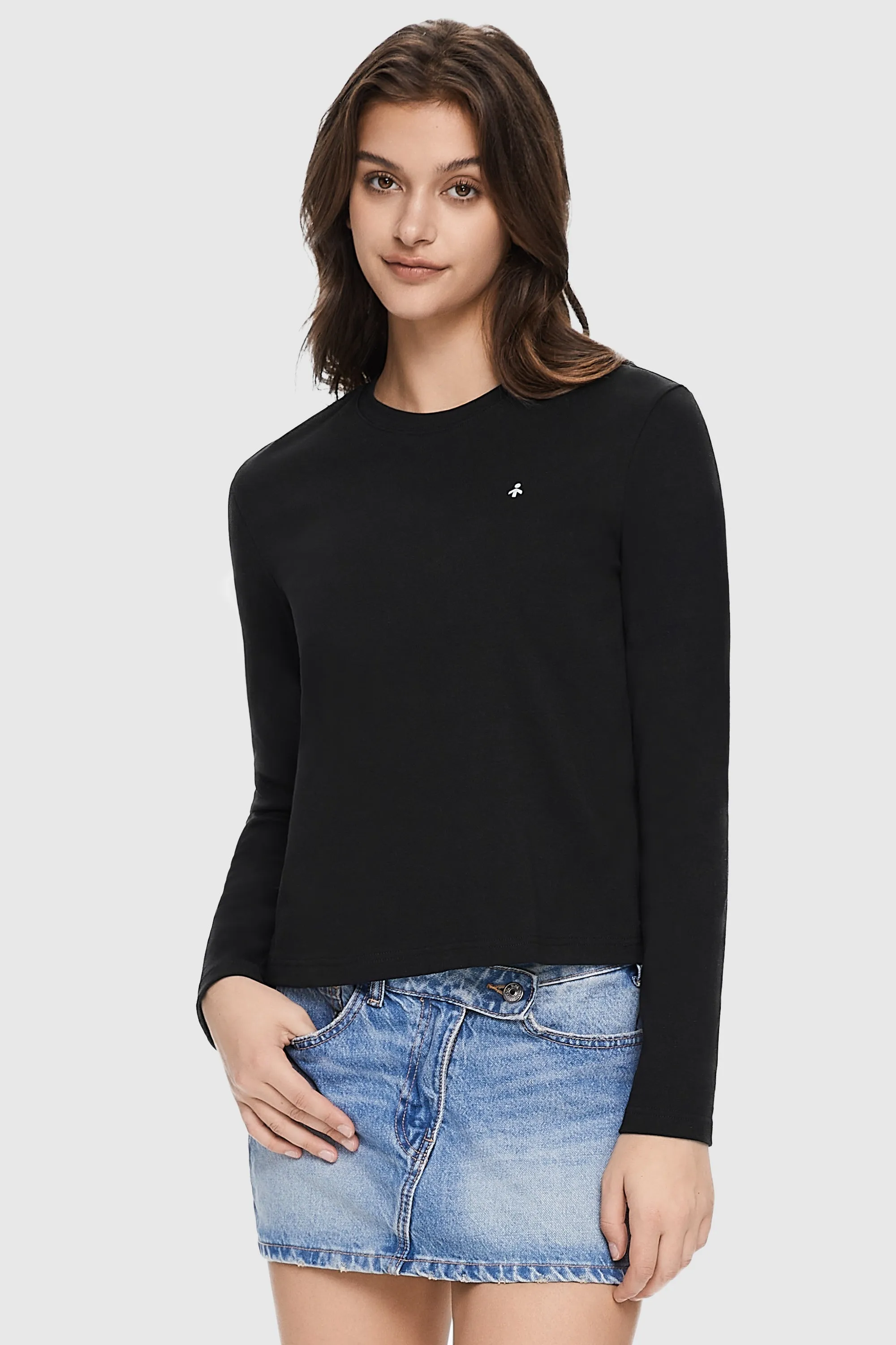 Long Sleeve Crop T-shirt