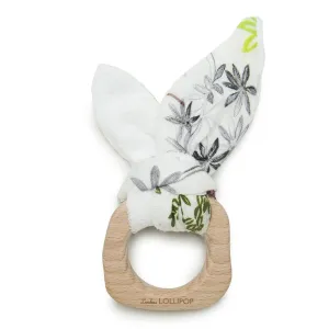 Loulou Lollipop Bunny Ear Teething Ring