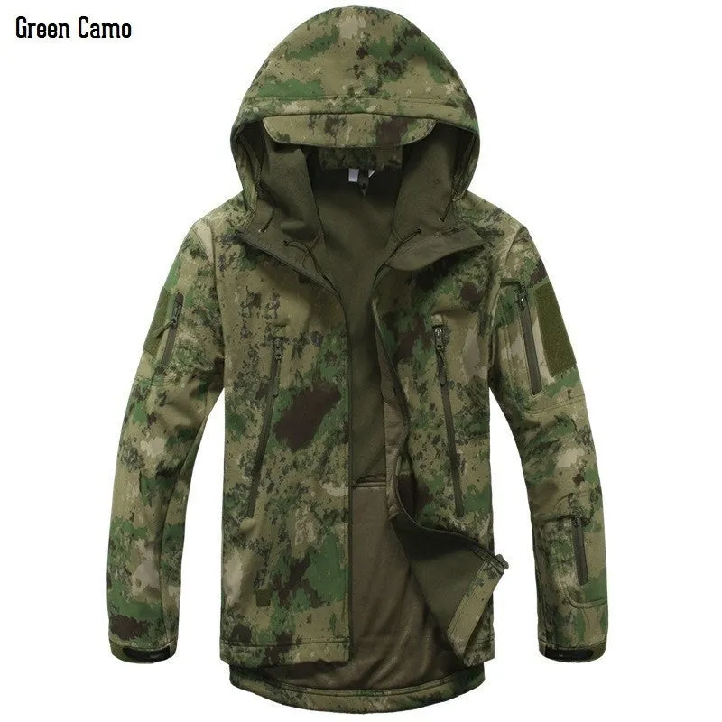 Lurker V4.0 Shark Skin Soft Shell Men's Army Military Camouflage Hunting/ Tactical Jacket Waterproof Windproof