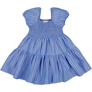 MarMar Smooth Cotton Cornflower Stripe Dyman Dress