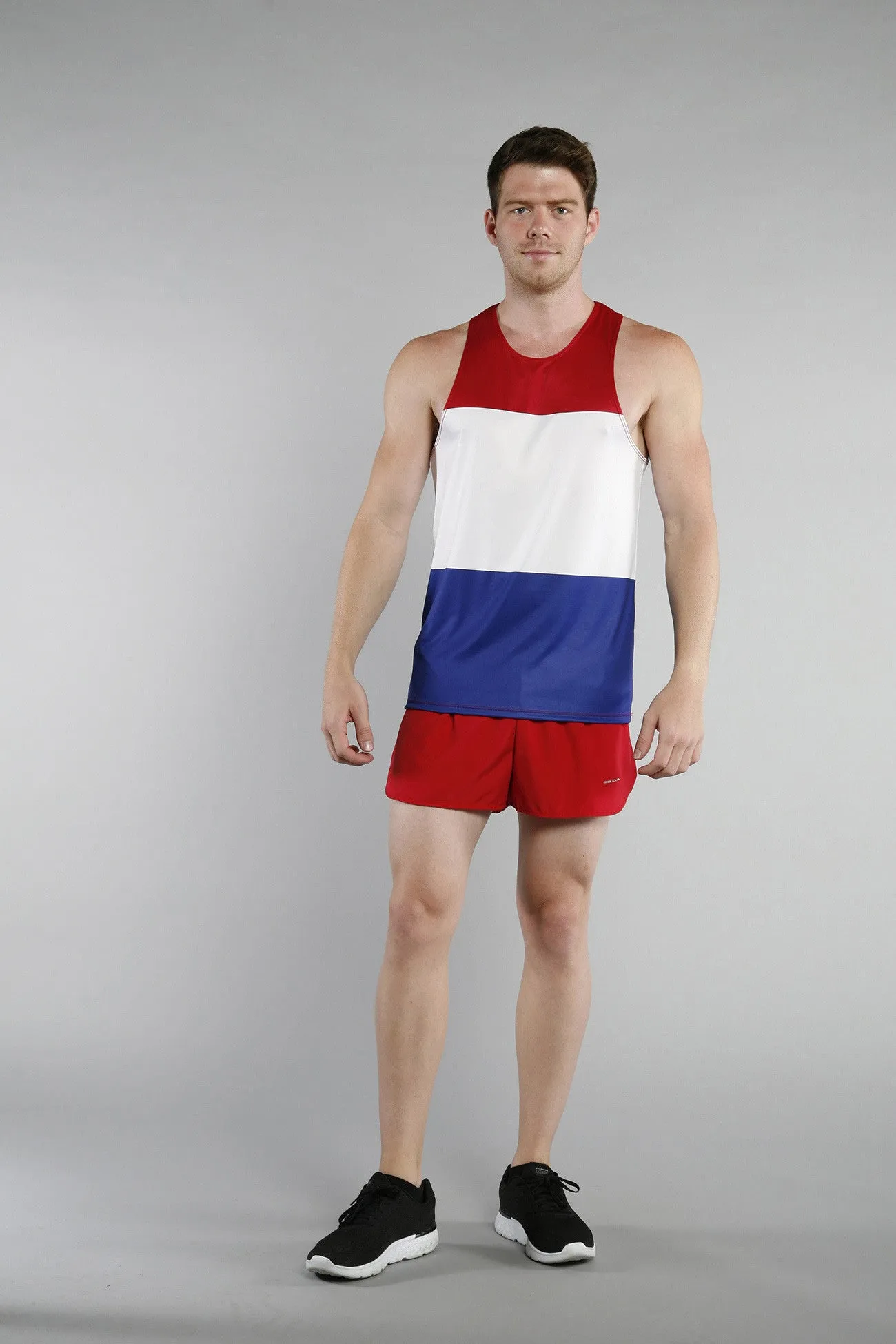 Men's Competitor Lite Printed Singlet [N] - Netherlands