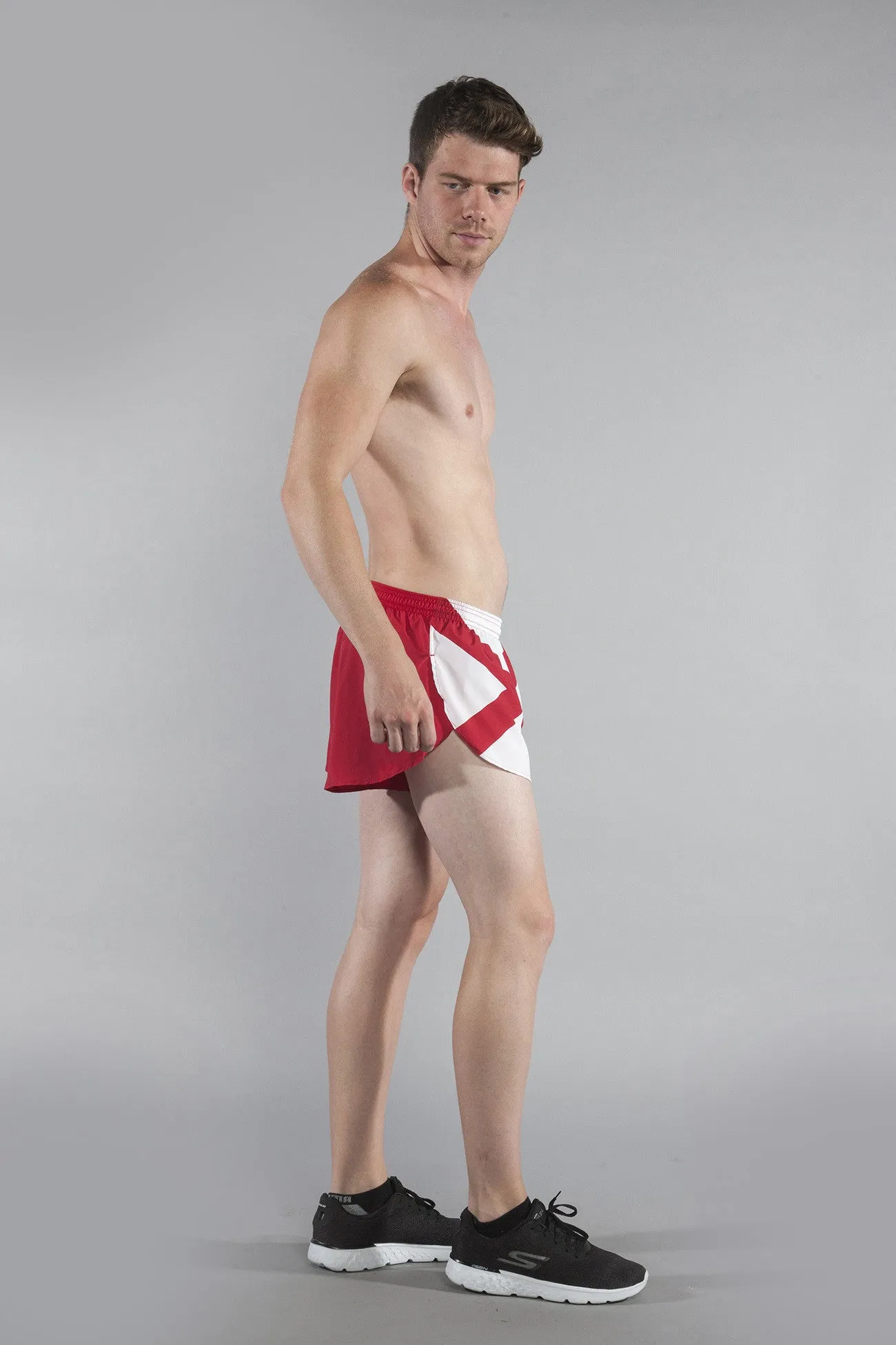 Men's Flag 1" Elite Split Shorts [A-B] - Alabama