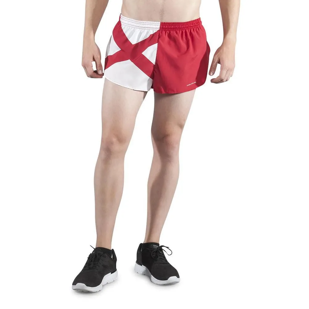 Men's Flag 1" Elite Split Shorts [A-B] - Alabama