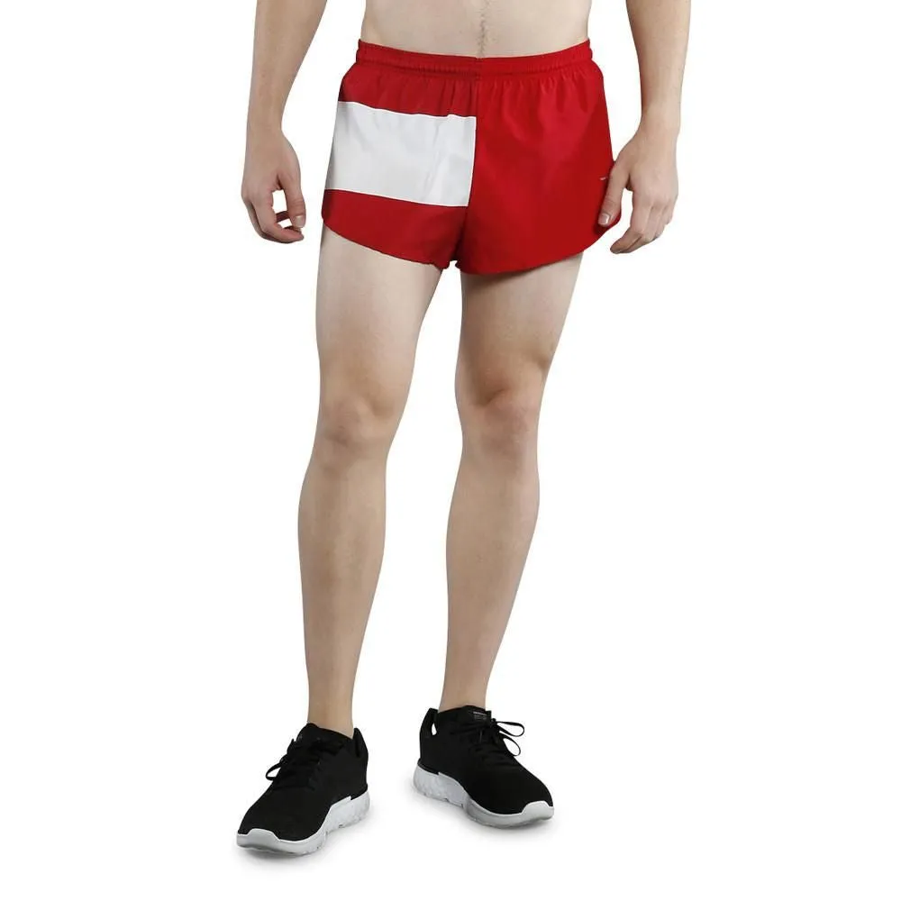 Men's Flag 1" Elite Split Shorts [A-B] - Austria