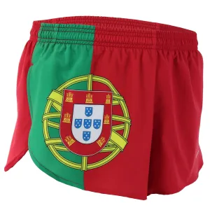 Men's Flag 1" Elite Split Shorts [O-R] - Portugal