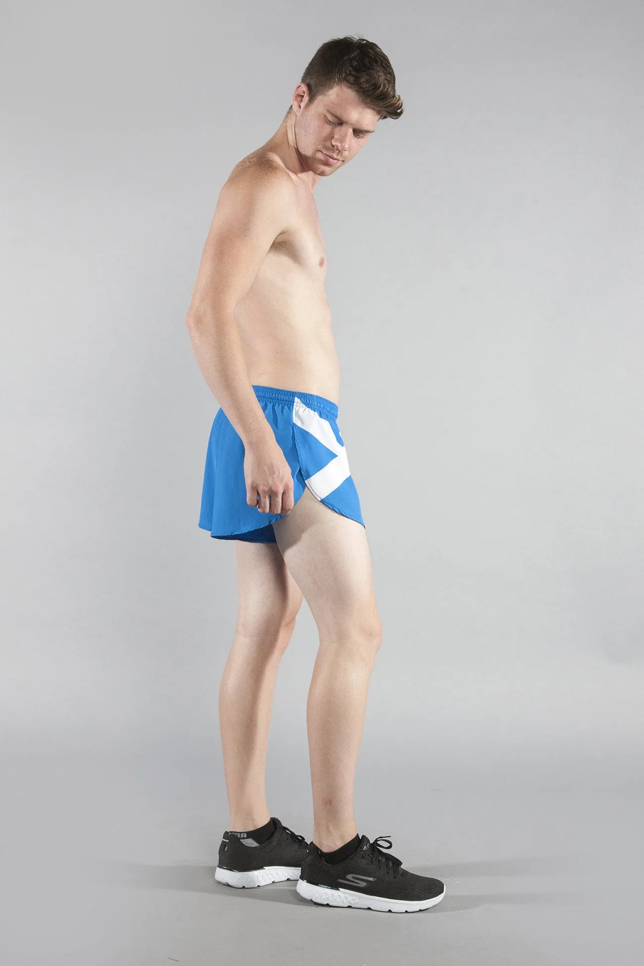 Men's Flag 1" Elite Split Shorts [S-T] - Scotland