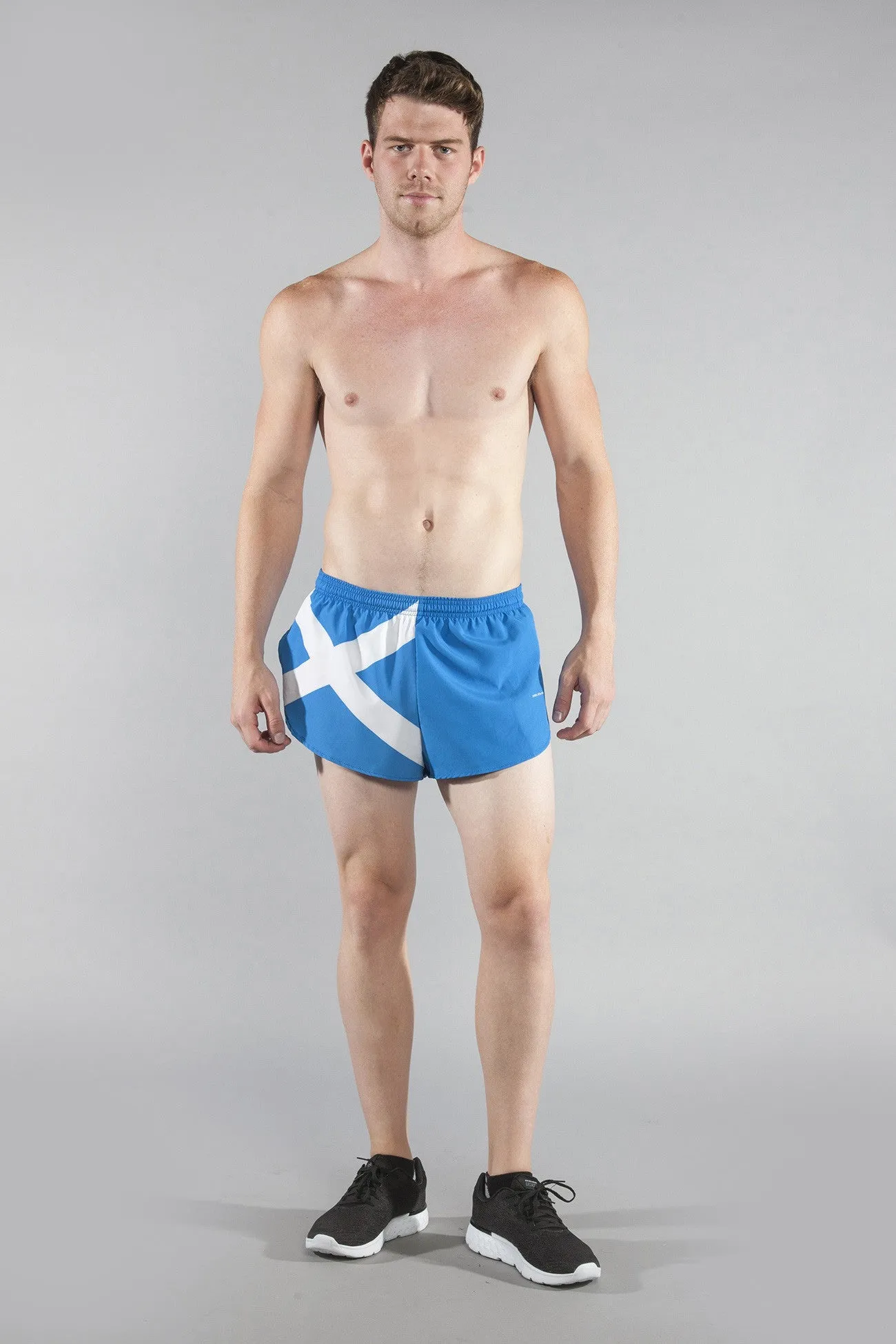 Men's Flag 1" Elite Split Shorts [S-T] - Scotland