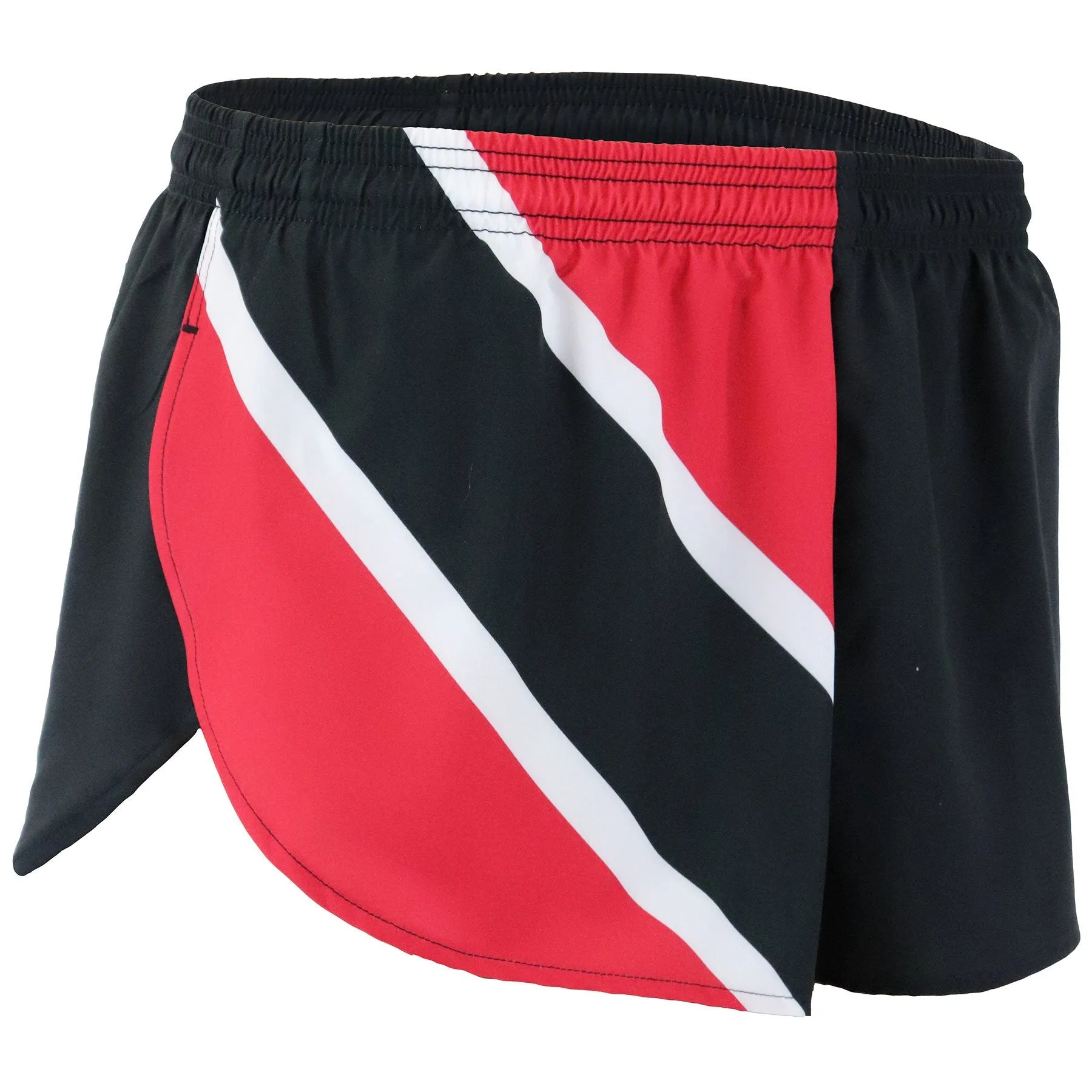 Men's Flag 1" Elite Split Shorts [S-T] - Trinidad & Tobago