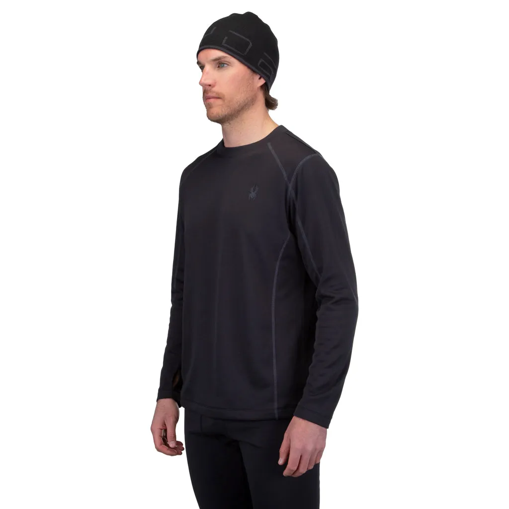 Mens Performance Baselayer Crew - Black