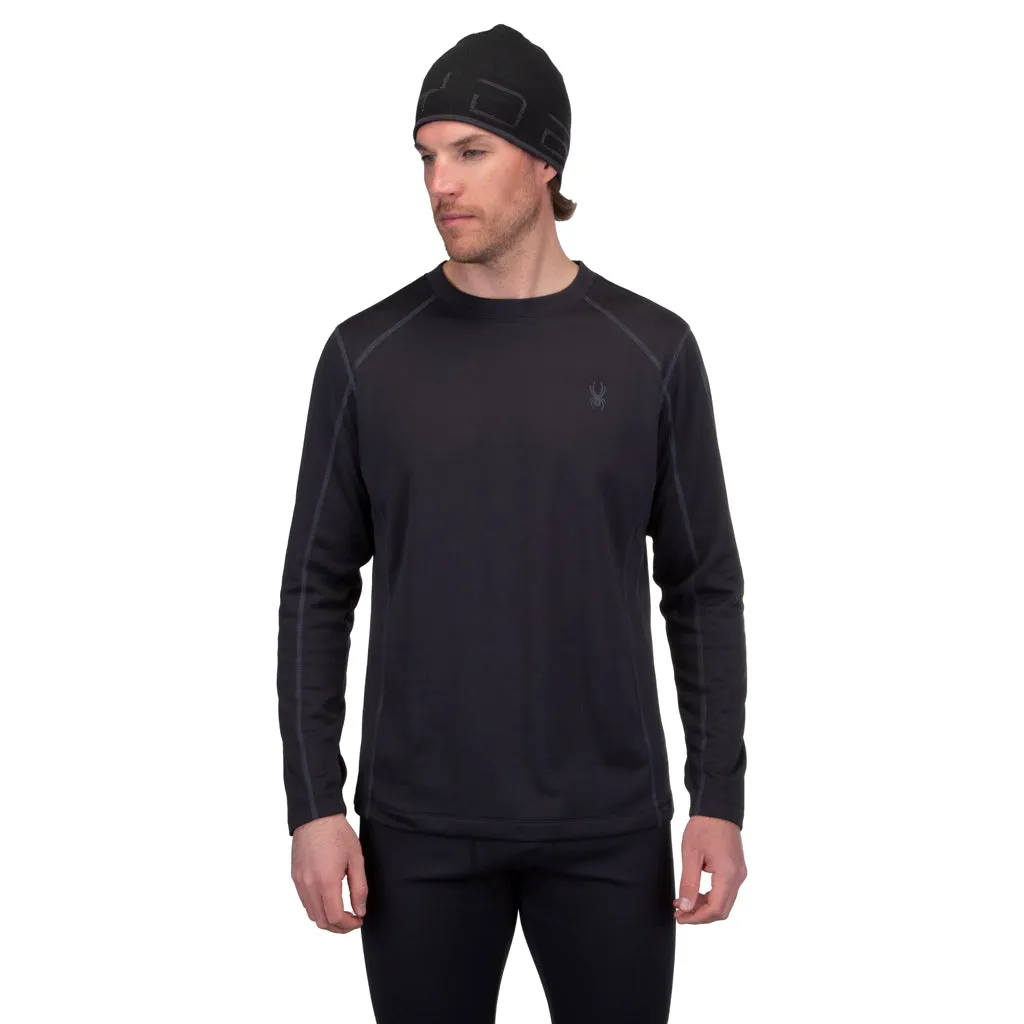 Mens Performance Baselayer Crew - Black