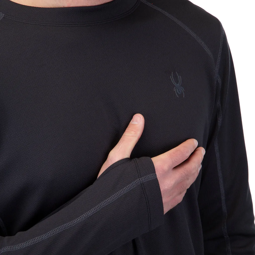 Mens Performance Baselayer Crew - Black