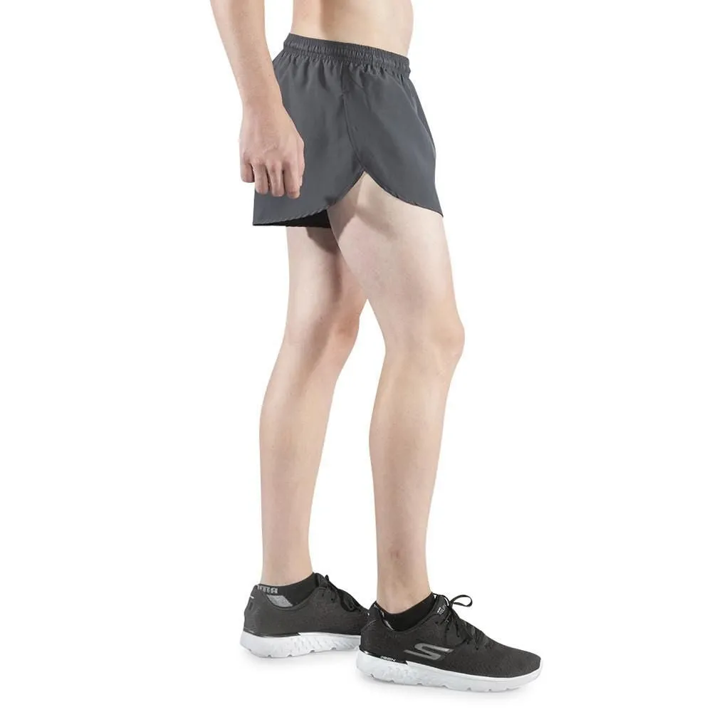 Men's Solid 1" Elite Split Shorts - Titanium