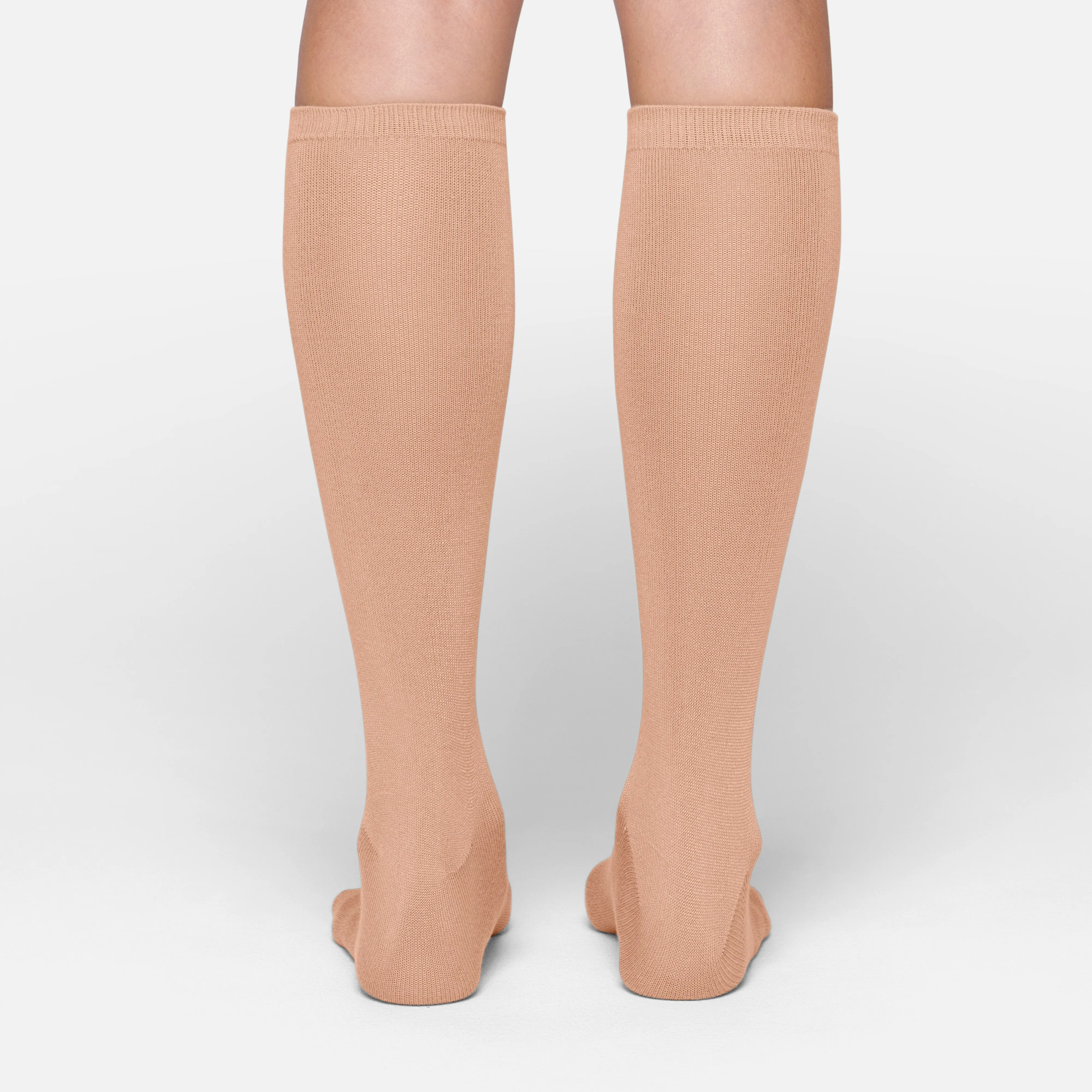 MICROPOLY MID CALF SOCK | OCHRE