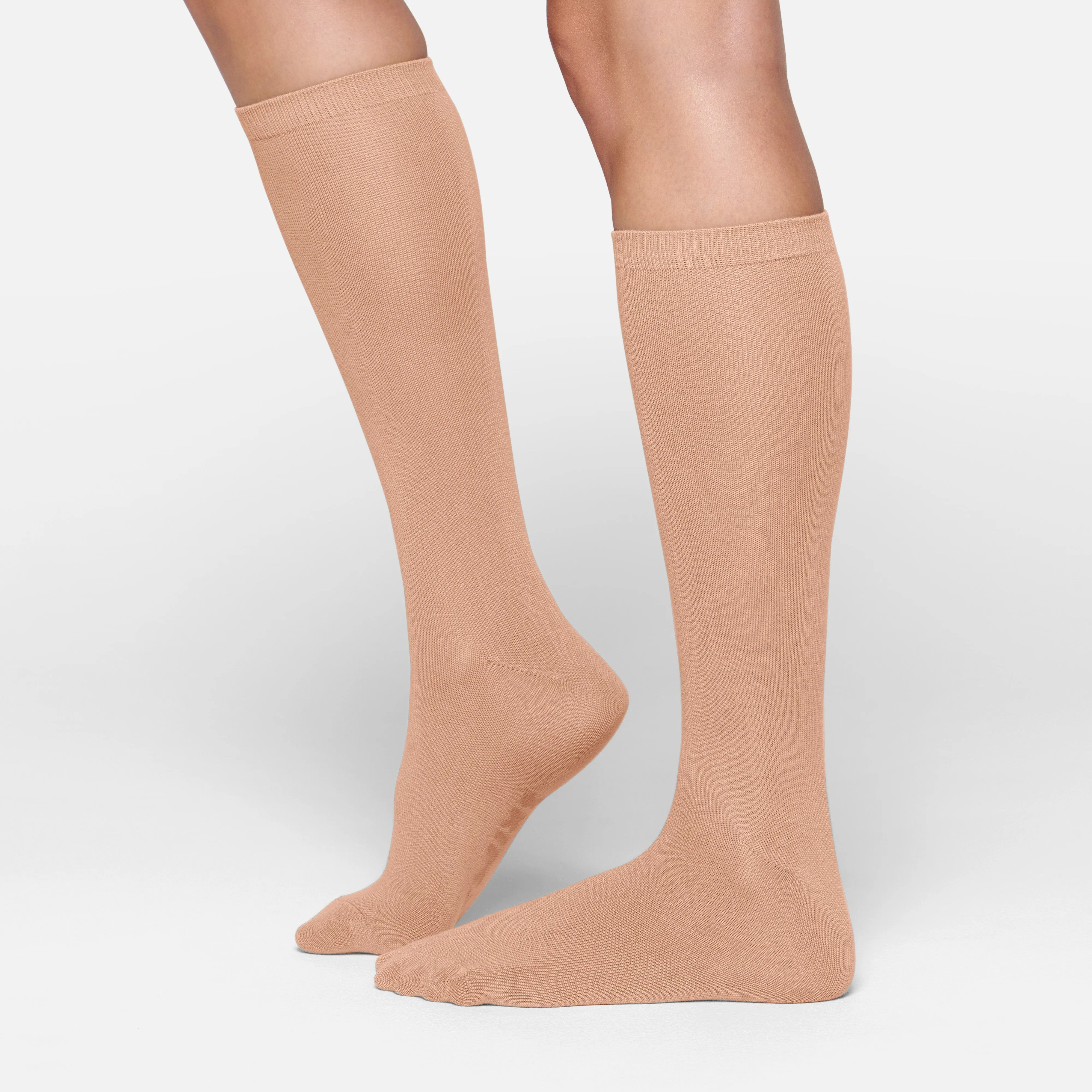 MICROPOLY MID CALF SOCK | OCHRE