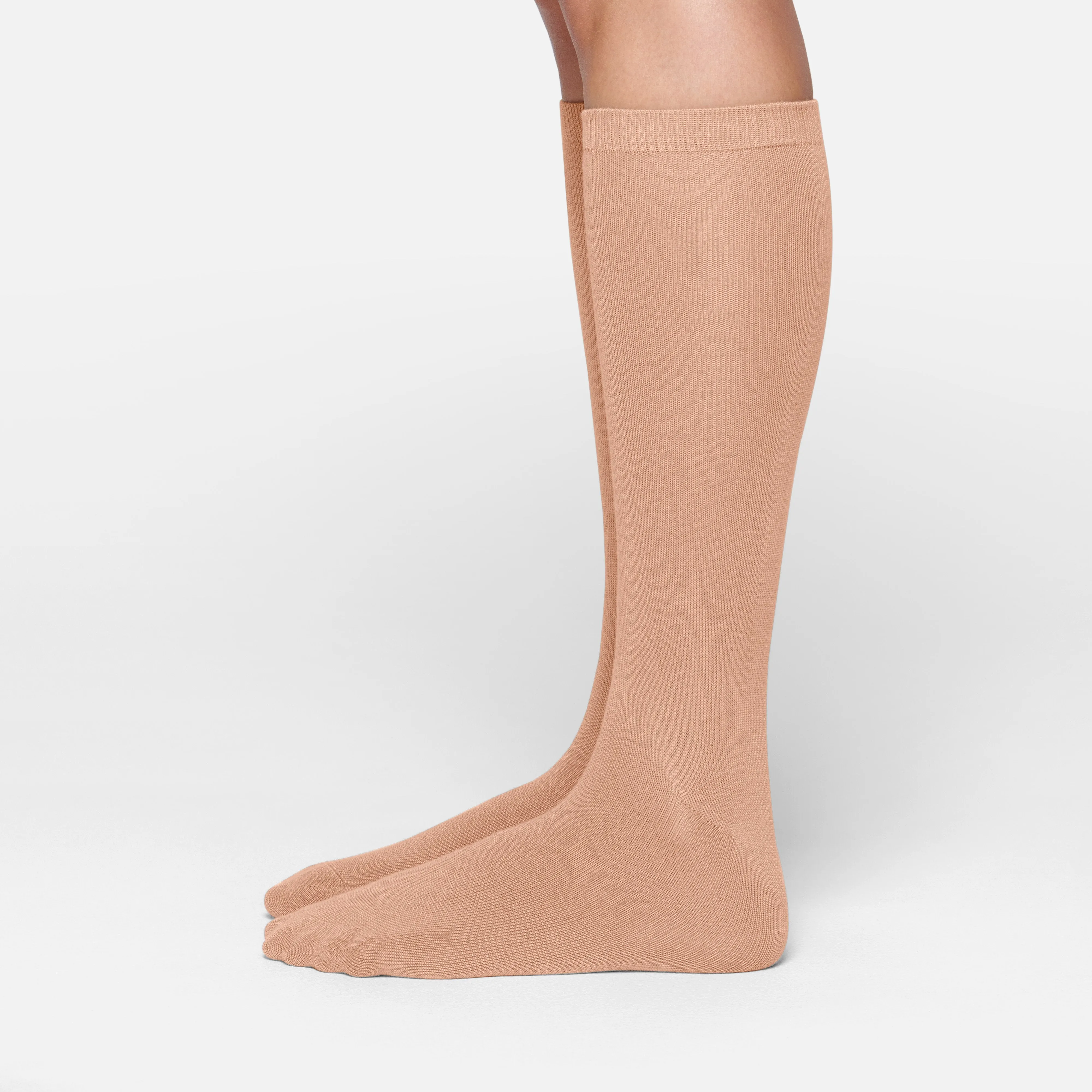 MICROPOLY MID CALF SOCK | OCHRE